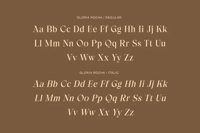Gloria Rocha Serif Font
