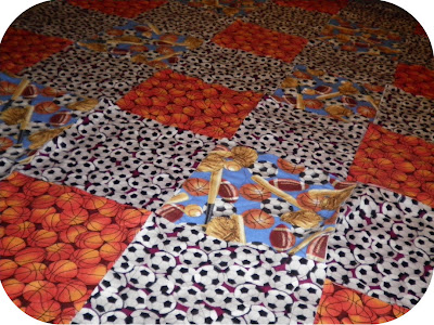 ProsperityStuff Sports Rag Quilt Layout