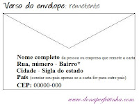 Exemplo De Envelope Remetente E Destinatario