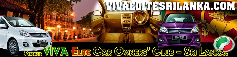 Exclusively for Perodua VIVA Elite Owners Club - Sri Lanka 