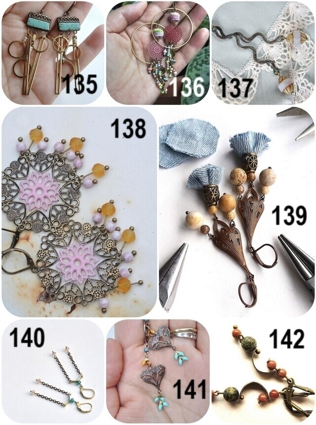 DIY verzameld/collected - juwelen met tussenstukken/jewelery with connectors