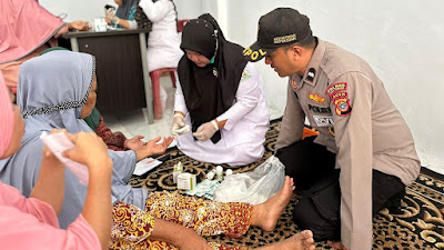 Pasca Pemilihan Umum, Sidokkes Polres Aceh Tamiang Berikan Pengobatan Gratis Kepada Masyarakat