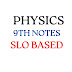 Class 9th physics notes pdf  (KPK) SLO Based
