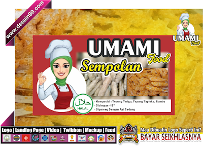 Gambar Desain Banner Sempolan Umami Food by: desain99.com | Jasa Desain Logo Bayar Seikhlasnya