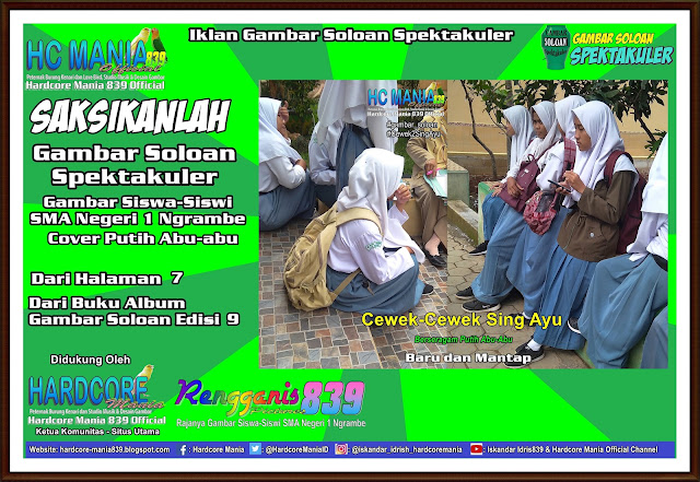 Iklan Gambar Soloan Spektakuler - Gambar Siswa-Siswi SMA Negeri 1 Ngrambe Cover Putih Abu-Abu 7-9