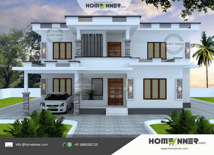  Kerala  contemporary  home  elevation design  2163 Sq ft