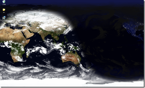 デスクトップ壁紙をお洒落に リアルタイムな地球を眺めよう Desktop Earth Pcあれこれ探索