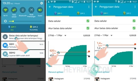  Mengaktifkan fitur penggunaan data di Android memang sangat penting 2 Cara Mengatasi Penggunaan Data Penuh di Android