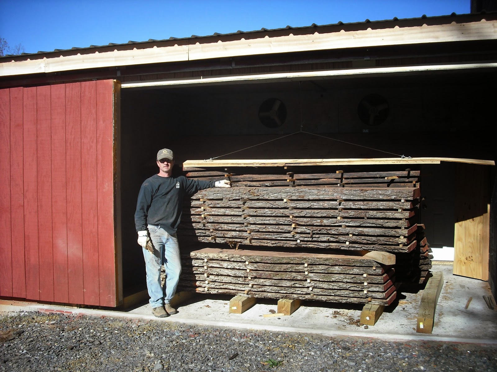 Floyd Virginia in the Blue Ridge Mountains: Solar Kiln at 