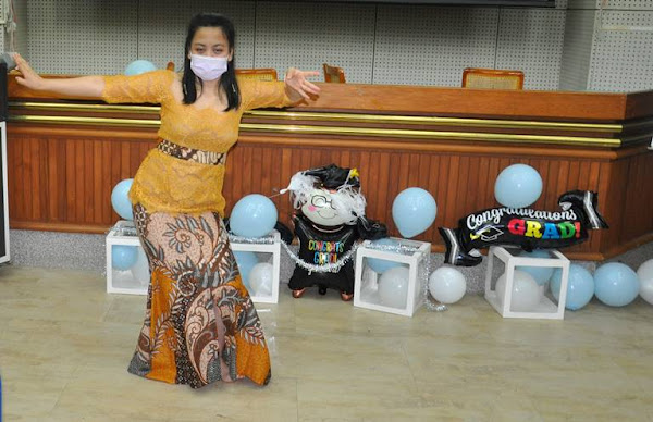 ▲來自印尼峇里島學生表演舞蹈感謝建國科大師長的照顧。（圖／記者林明佑攝）