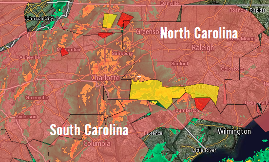 GeoFact of the Day Kentucky & North Carolina Tornado Warnings