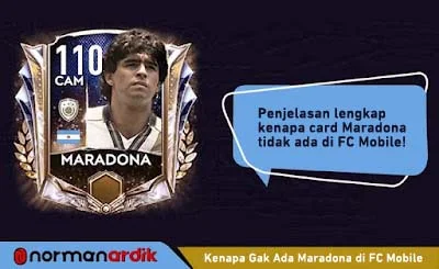 Kenapa Maradona Tidak Ada di FC Mobile