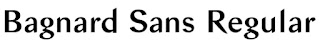 Bagnard Sans Regular Font PixelLab