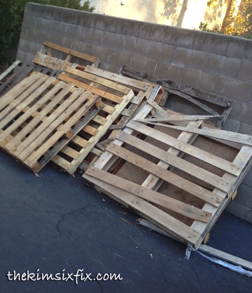 Pile of pallets