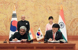 India Signs an Agreement with South Korea