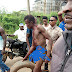 Cable thief caught, beaten and paraded naked in Owerri (Disturbing Photos)