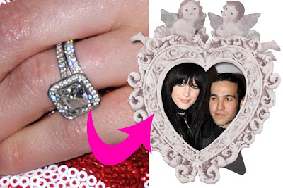 Ashlee Simpson's Diamond Wedding Rings1