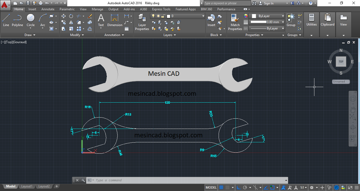  Gambar Autocad  3d Markas3d