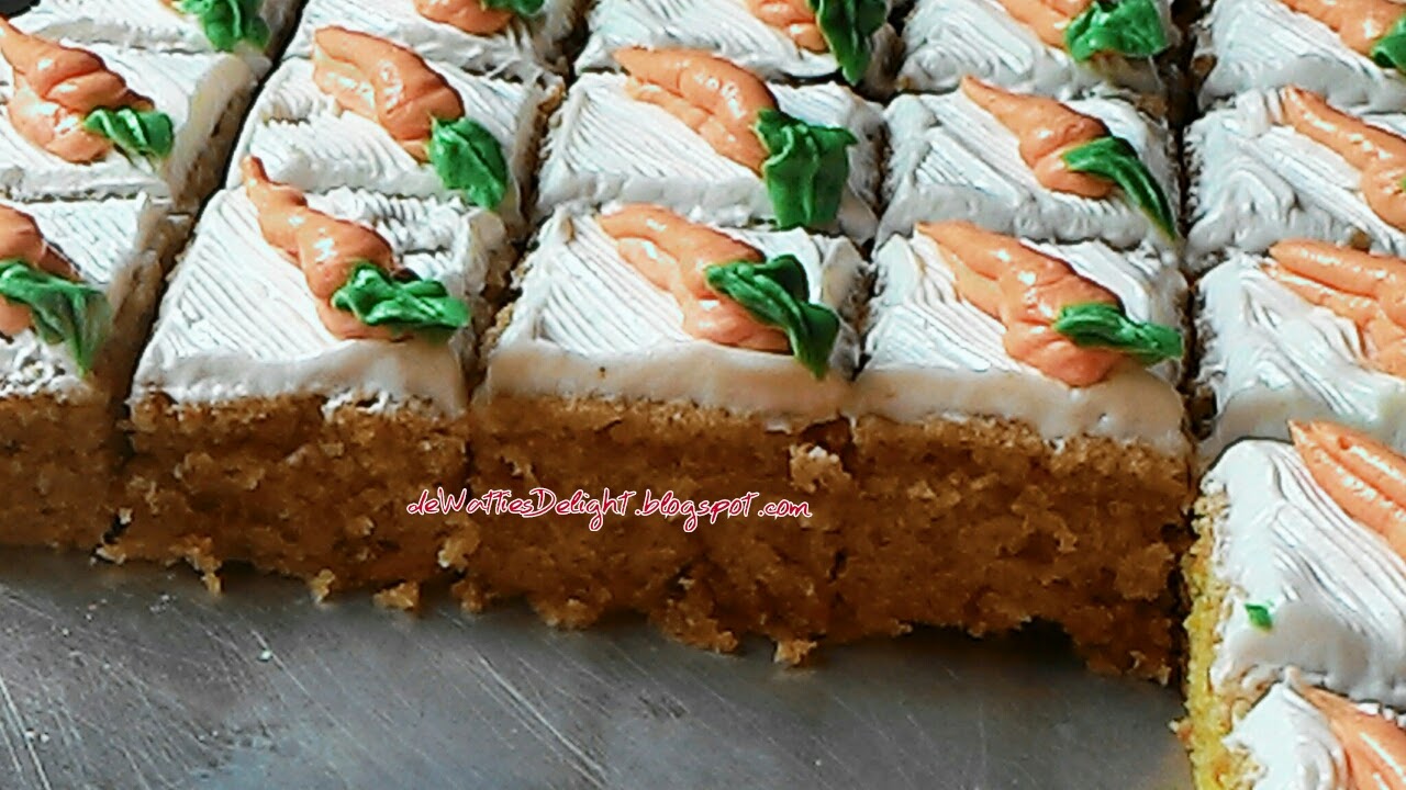 Wattie's HomeMade: Carrot Cake Bars With Cream Cheese 