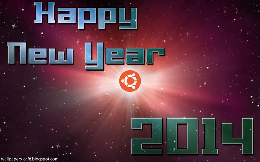 Ubuntu Happy New Year 2014 Wallpaper