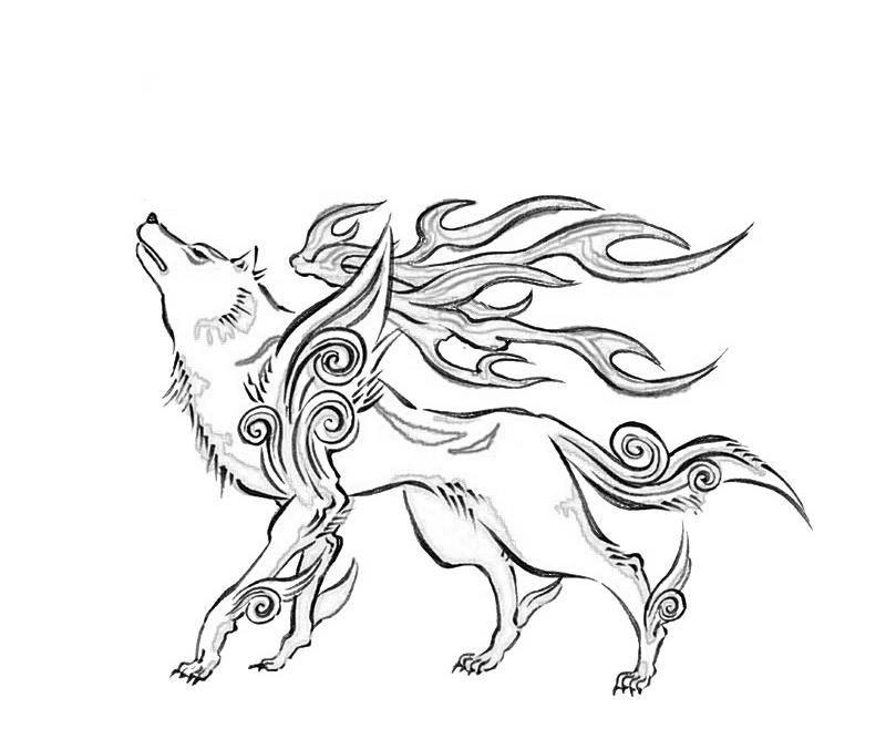 printable-okami-amaterasu-sketch_coloring-pages-3