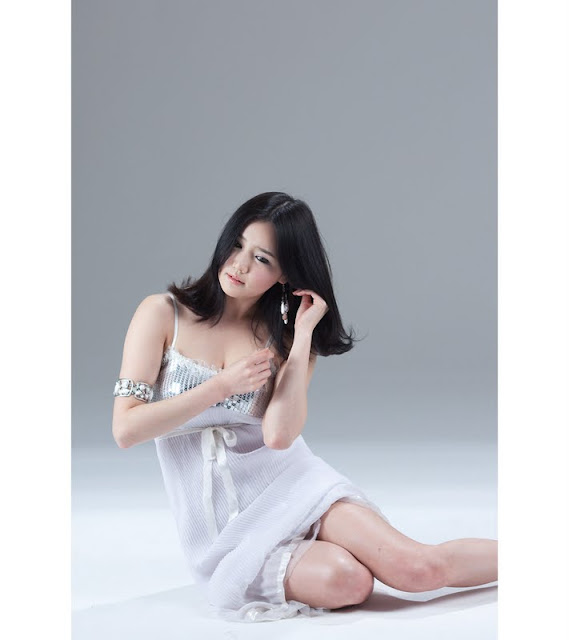 Han Ga Eun - Beautiful in Metalic Dress