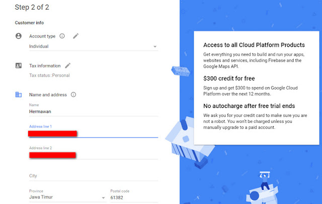 Daftar Gratis Google Cloud Platform dengan Kartu Jenius