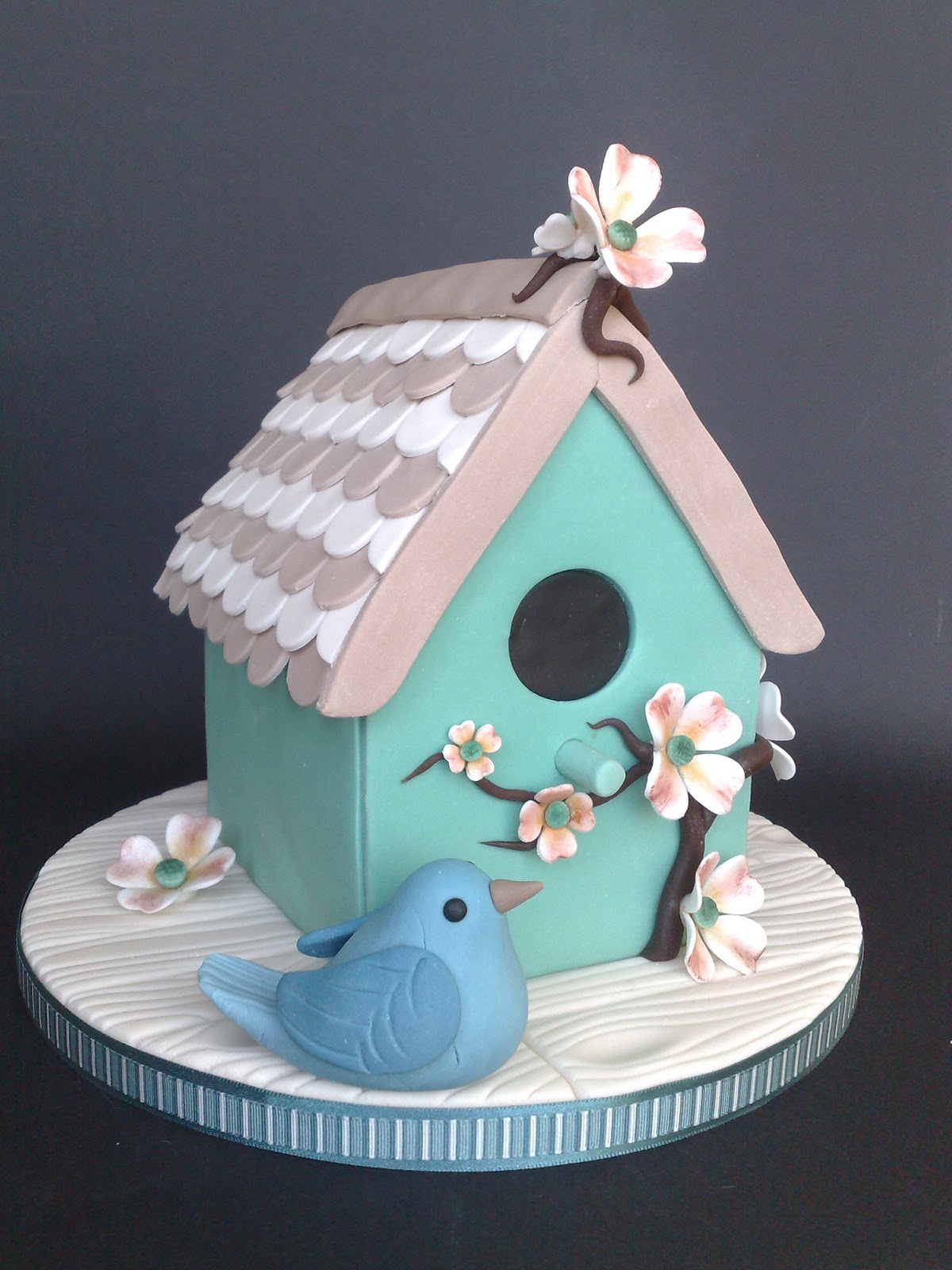 Small Things Iced: Bird House Cake