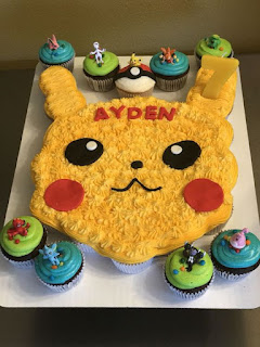 ideas de pasteles para fiesta temática de pokemon pikachu
