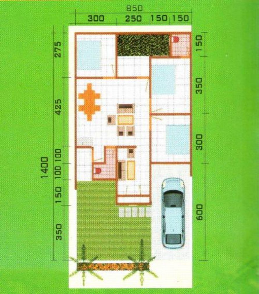 Downlaod Ide Desain Rumah 3 Kamar Lebar 6 Meter Terbaik Dan