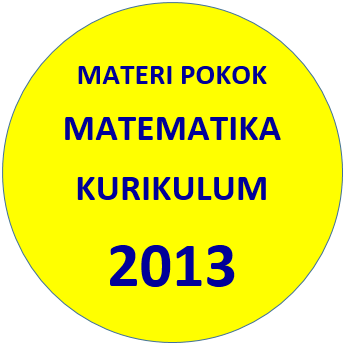 Materi Pokok Matematika Sma Kurikulum 2013 Revisi Catatan Matematika