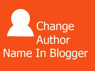 how to change author name