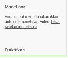 Cara memulihkan video youtube yang tidak dapat diuangkan (dismonetize)