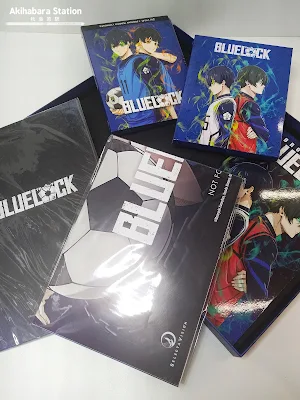 Caja y contenido de la edición coleccionista Blu-Ray de Blue Lock Temporada 1