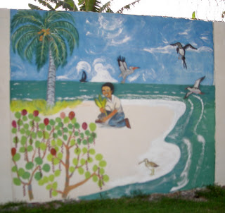 mural, El Porvenir, Honduras