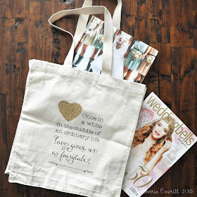 diy tote bags - once in a while in the middle of an ordinary life love gives us a fairytale | Lorrie Everitt Studio