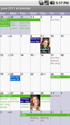 aCalendar - Android Calendar