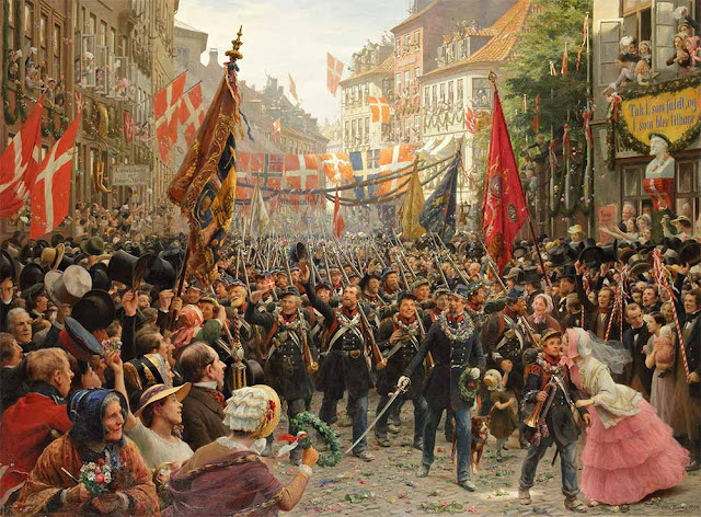 The Soldiers' Return to Copenhagen by Otto Bache