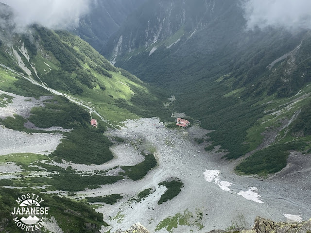 Karasawa Hut from above