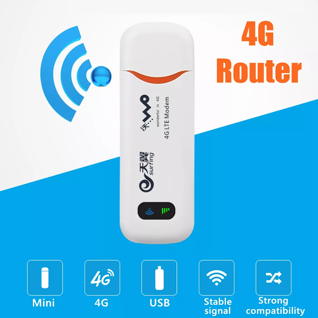 4G LTE WiFi Module Wireless USB Dongle Stick Hotspot Mobile Broadband Modem Unlocked