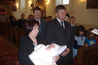 Kalán Márk keresztelője, 2007. Keresztszülők: Monok Lászlóné Frei Zsuzsa, Monok László