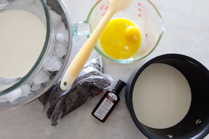 prepping ingredients