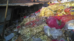 Sampah Di Pasar Patrol Indramayu Menggunung, Pedagang Resah