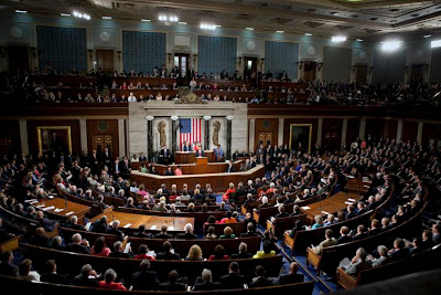 President Obama before joint session of Congress 9 September 2009