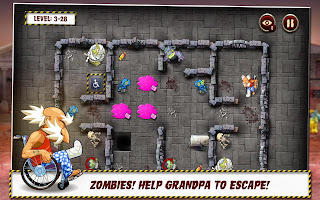 Grandpa and the Zombies Funny Android Game ,