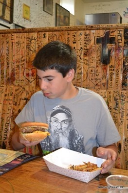 A great burger & fries!