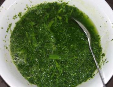 Resep membuat Aroma Pewarna hijau Alami daun Suji dan Pandan