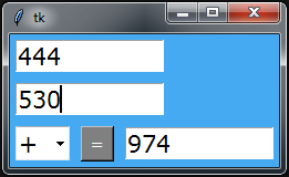 Python Tkinter Addition