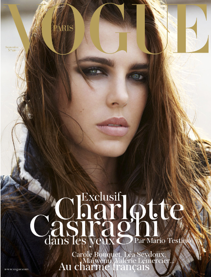 Charlotte Casiraghi for French Vogue September 2011 Charlotte Casiraghi