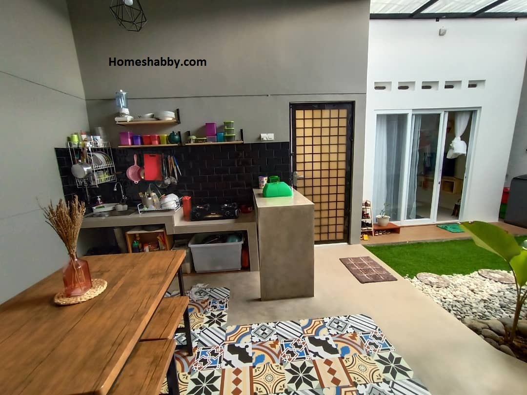 Inspirasi Desain Dapur Terbuka Di Belakang Rumah Ukuran 2 X 2 Paling Diminati Homeshabbycom Design Home Plans